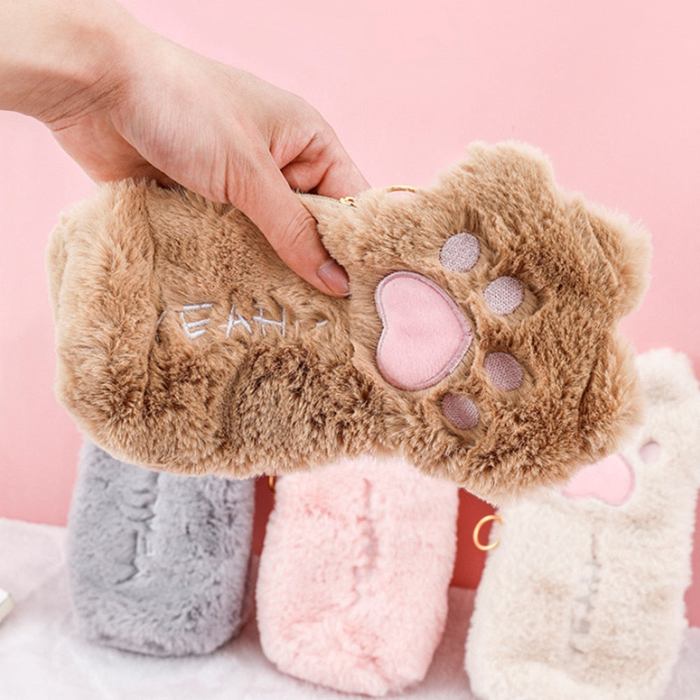 Cute Cat Paw Makeup Pouch