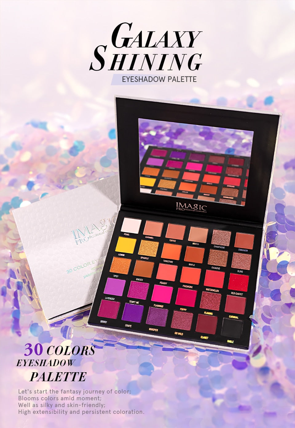 30 Colours EyeShadow Palette