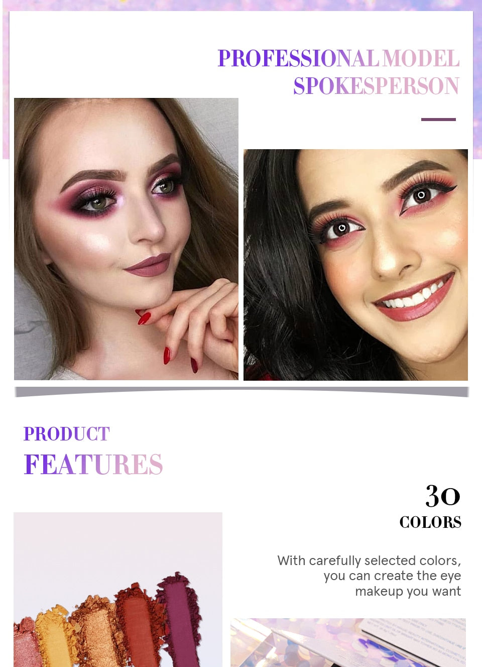 30 Colours EyeShadow Palette