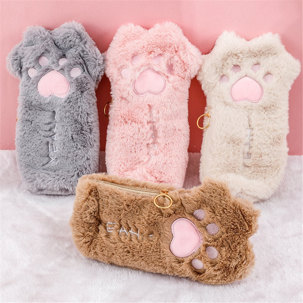 Cute Cat Paw Makeup Pouch