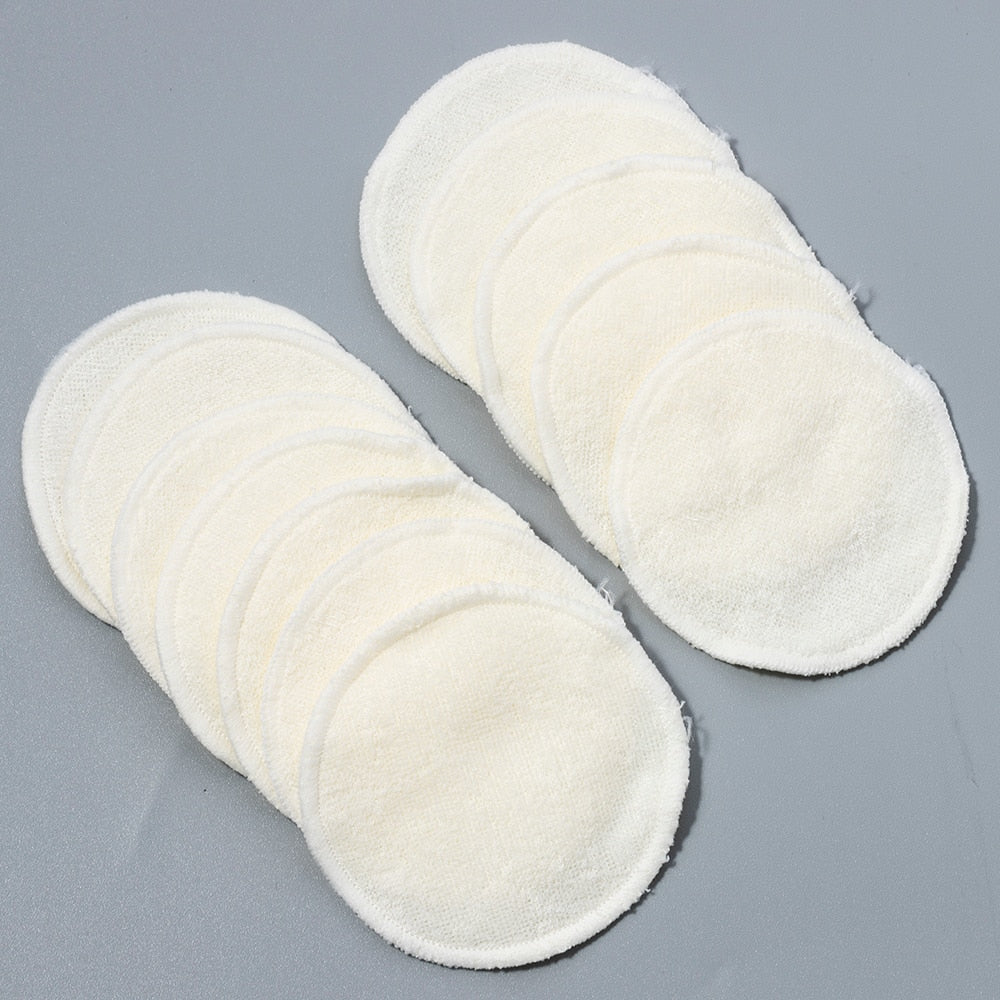 12Pcs Makeup Remover Pads Reusable Cotton