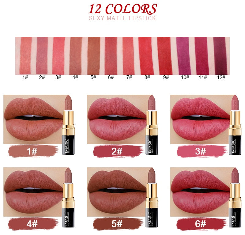 IMAGIC Lipstick 12 Colours