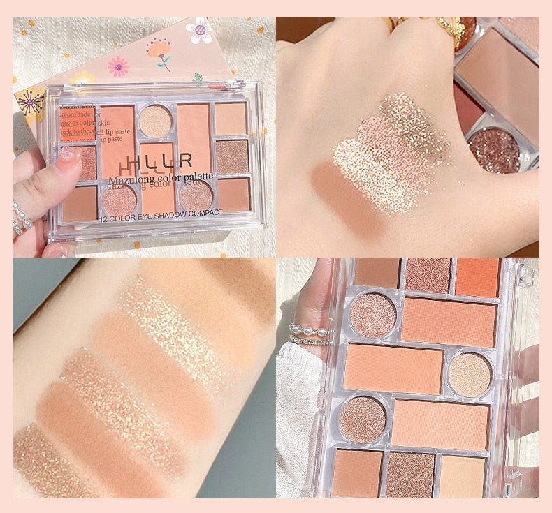 Glitter Cream Eye Shadow Palette