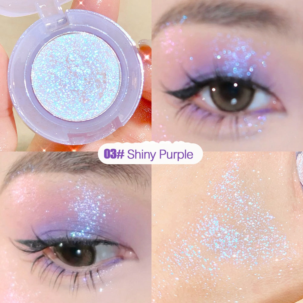 Monochrome Eyeshadow Highlighter Diamond Glitter