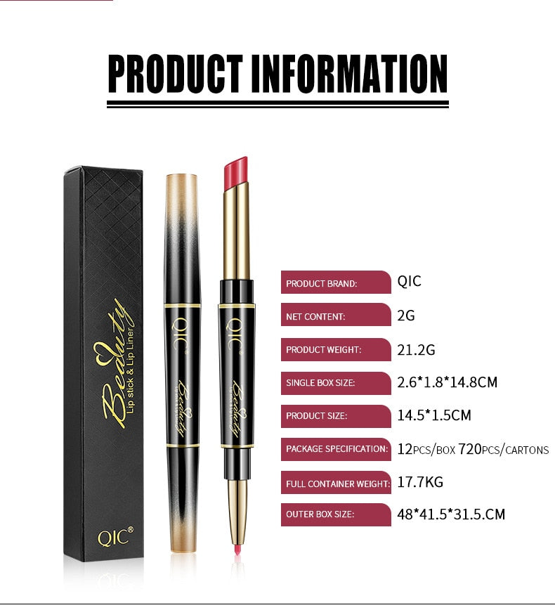 2 IN 1 Lip Liner/Lipstick