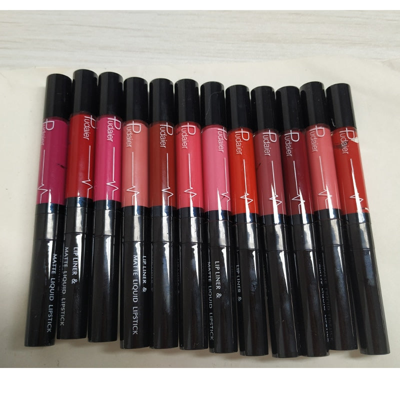 New Double-headed Lipstick/Lip Gloss/Lip Liner