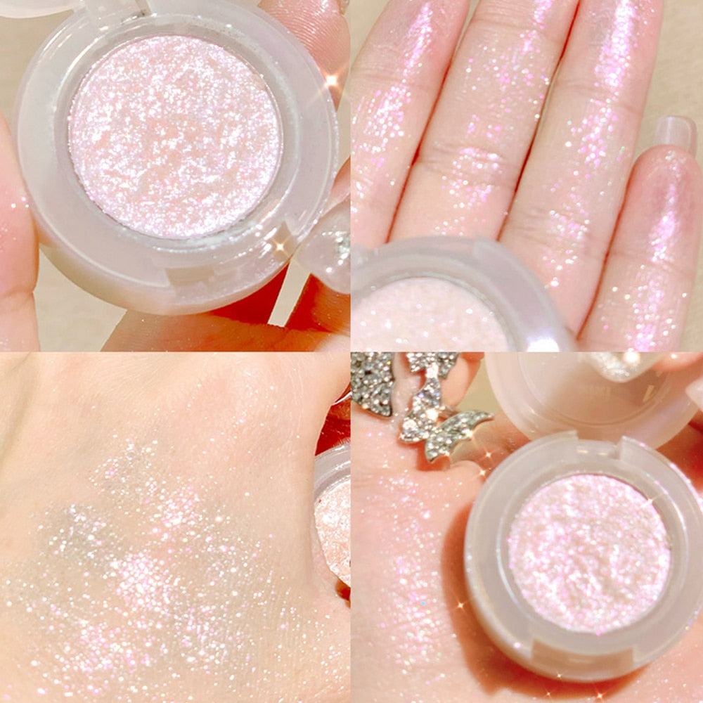 Monochrome Eyeshadow Highlighter Diamond Glitter