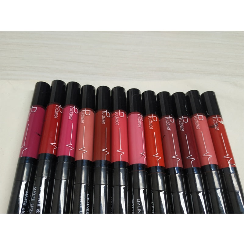 New Double-headed Lipstick/Lip Gloss/Lip Liner