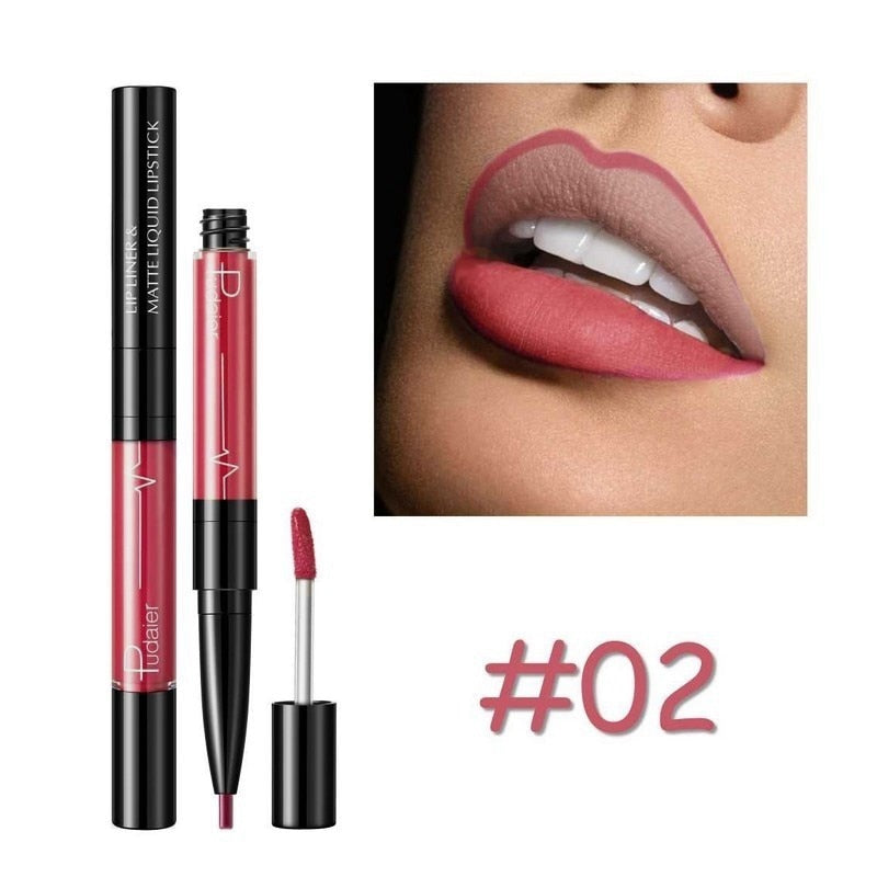 New Double-headed Lipstick/Lip Gloss/Lip Liner