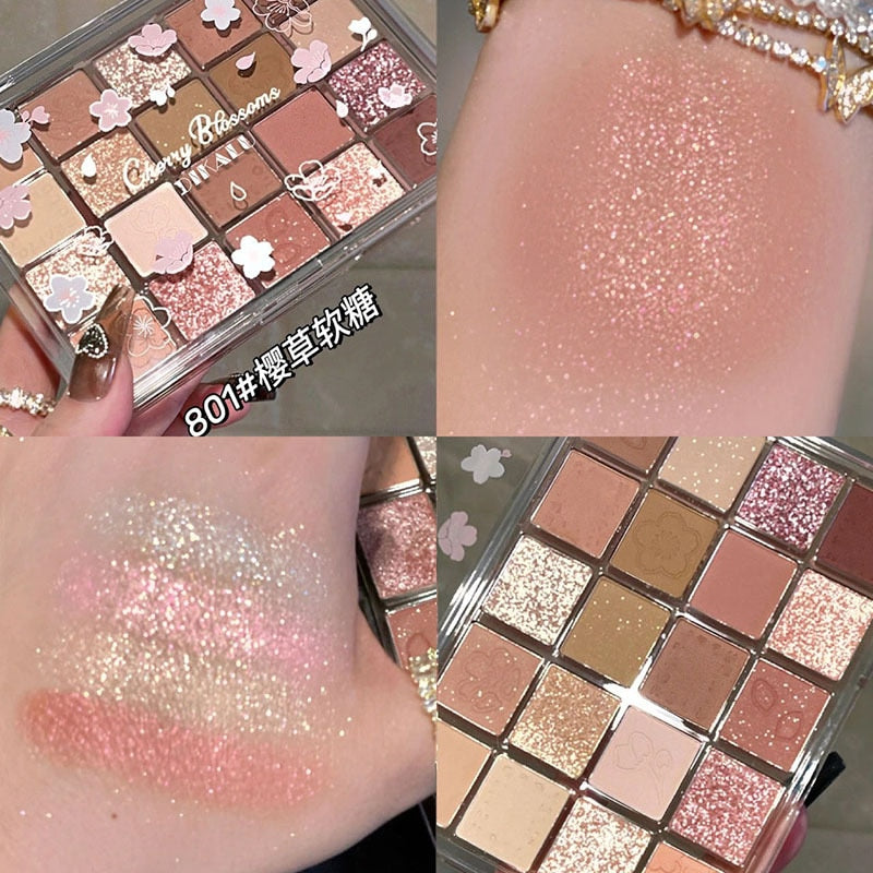 Glitter Cream Eye Shadow Palette