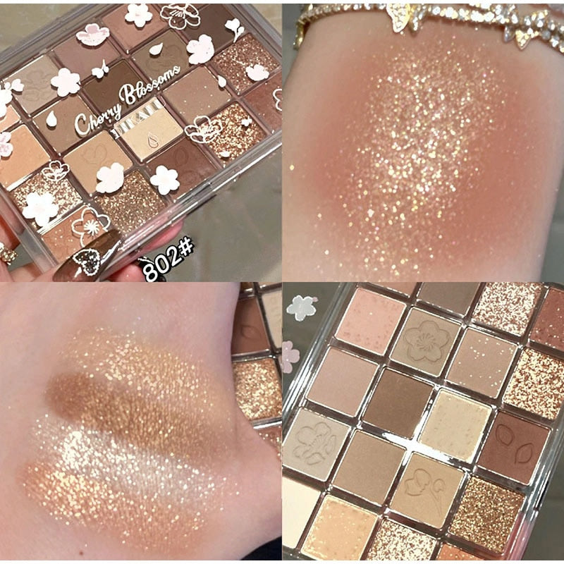 Glitter Cream Eye Shadow Palette