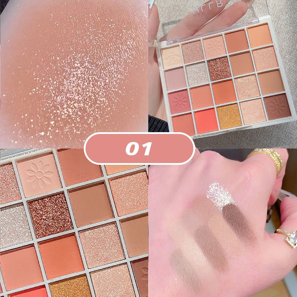 Glitter Cream Eye Shadow Palette