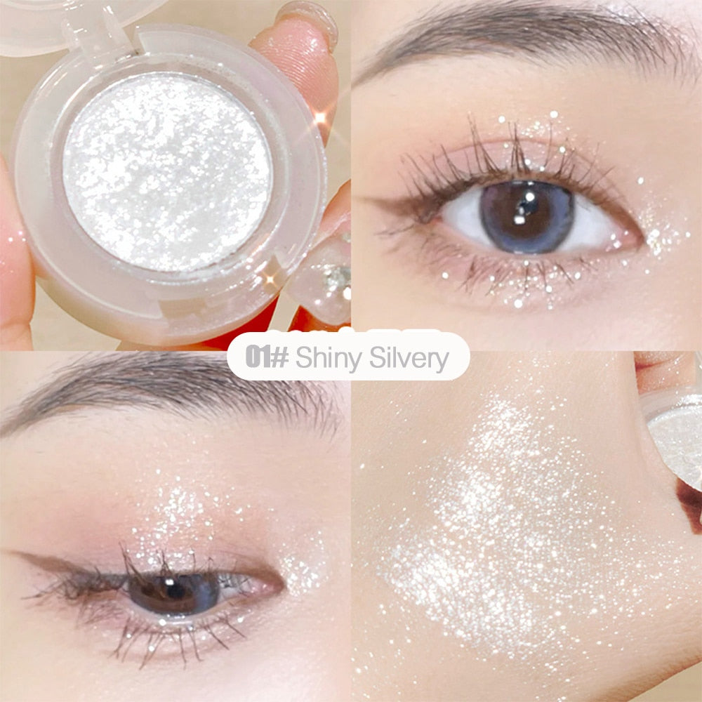 Monochrome Eyeshadow Highlighter Diamond Glitter