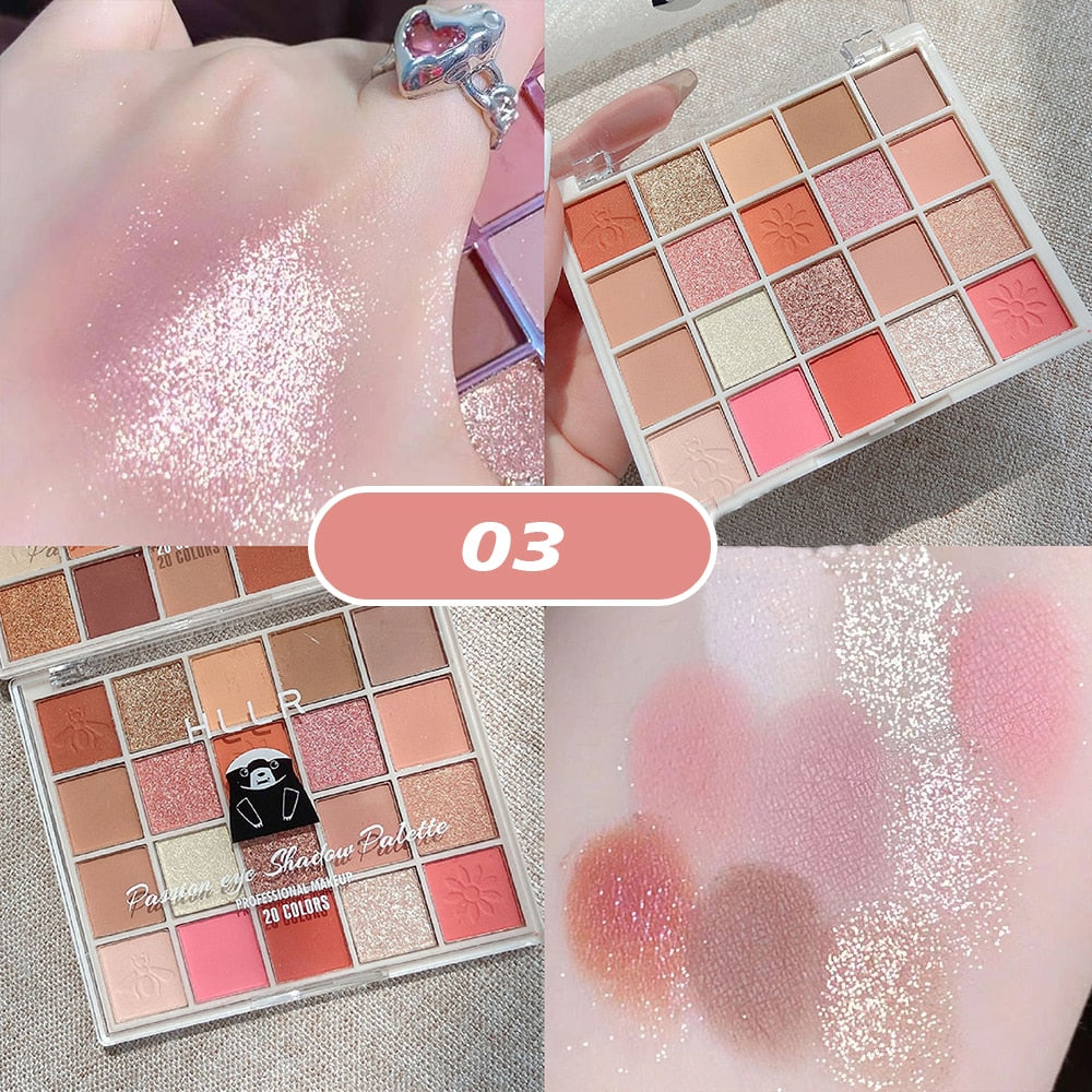 Glitter Cream Eye Shadow Palette