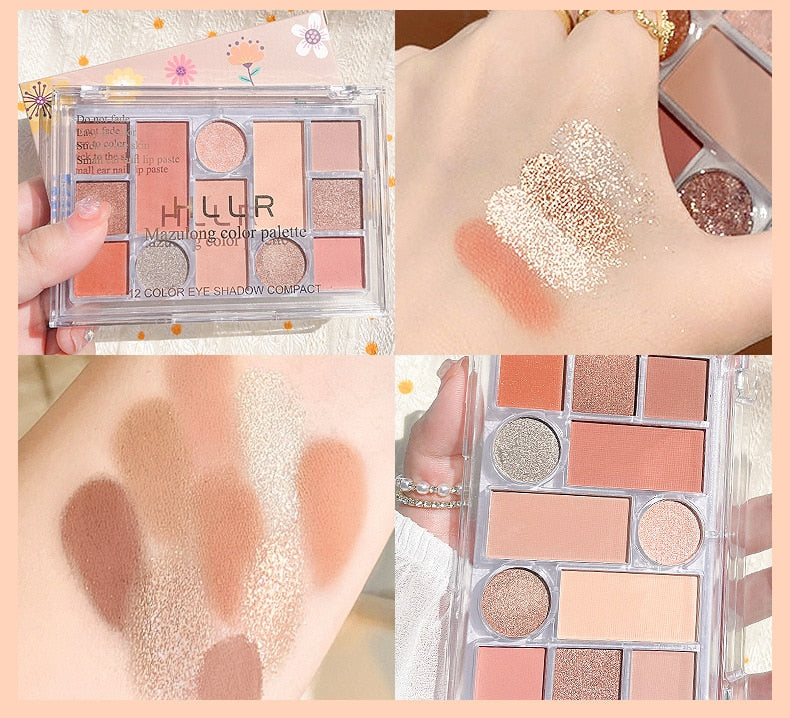 Glitter Cream Eye Shadow Palette