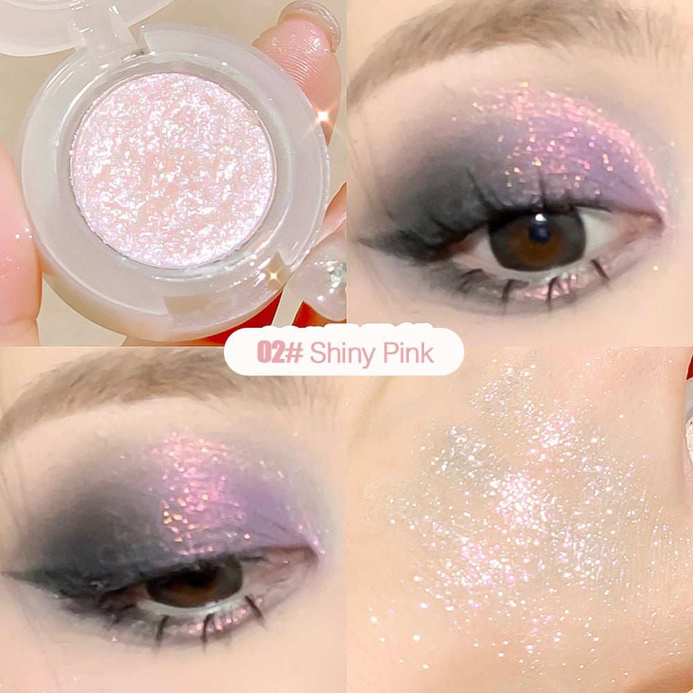 Monochrome Eyeshadow Highlighter Diamond Glitter