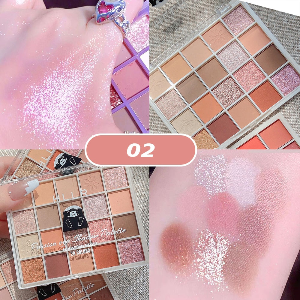 Glitter Cream Eye Shadow Palette